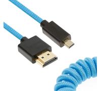 Uonecn Cavo Micro HDMI a HDMI per Atomos Ninja-V, HDMI a Micro HDMI per Canon R5C R5 R6, supporto 3D HDR 1080P HD eARC, 12-18 pollici