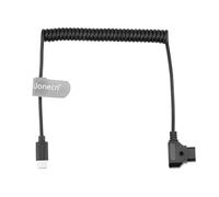 Uonecn D-Tap - Cavo a spirale USB-C Power Ultrasoft, estensibile, per motore DJI Focus Pro e Tilta Nucleus Nano II Wireless Lens Control Motor