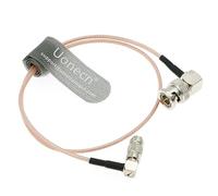 Uonecn DIN 1.0/2.3 Cavo coassiale ad angolo retto Mini BNC a BNC maschio Kable RG179 per Blackmagic Hyperdeck.