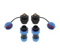 Uonecn SP13 9 pin Waterproof Aviation Cable Connectors, Low Voltage Wire Connector, Electrical Cable Connector, Aviation Plug & Socket (IP68 Panel Mount-Water Proof Connector)