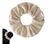 Uonguon Elastici con tasca con cerniera, morbidi per coda di cavallo, elastici con tasche segrete, per capelli ricci sottili e sottili, donne e ragazze, per vacanze e compleanni