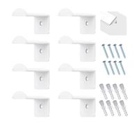 Uonguon Ganci per cappelli da cowboy, organizer a tesa larga 7,1 cm, confezione da 8 pezzi, struttura robusta, multiuso con adesivo da 7,1 x 4,5 x 4,5 cm, per parete, baseball e cappelli
