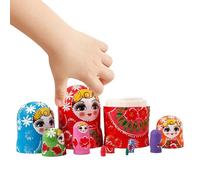 Uonguon Matriosche Russe - 10 Pezzi Giocattoli Educativi | Giocattoli Da Impilare Per Bambini Bambole Russe - Per Educazione Apprendimento Intrattenimento Ragazzi Ragazze Bambini Casa Scuola Natale