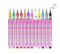 Uonguon Pennarelli per nail art, kit di pennarelli in gel per pittura artistica, per bambini, adulti, donne, principianti, tela, artigianato, saloni di bellezza e casa