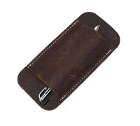 Uonguon per coltelli in pelle per il trasporto della cintura, per accessori vintage, ideale per compleanni, festa del papà, attività all'aperto, 11,7 x 5,6 cm, Marrone, Refer to