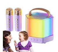 Uonguon Portable Speaker, Wireless Microphone, Outdoor Audio, Small Size, Powerful Sound, 4.09x3.39 Inches, Parties Backyard Family Gatherings, Wireless Party Speaker