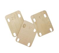 Uonguon Spessore in legno per collo chitarra, in legno, preciso, per regolazione del collo imbullonata, per appassionati di musica, liutai, adulti, aule, studio, viaggi, palcoscenico, feste