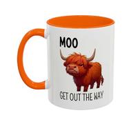Uonguon Spotted Cattle Mug - Heatproof Ceramic Drinkware, Drinking Cup with Rounded Handle, Smooth Mugs, Animal Kitchenware, Funny Cup for Sweet Chocolate Snack Breaks Pleasant Drink Enjoyment Time