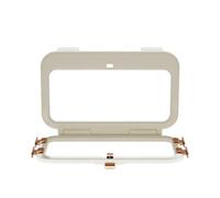 Uonguon Trash Bag Holder - Folding Waste Bin Rack, Garbage Bag Hangable Rack with Non-Slip Hanging Hooks And Space Saving Portable Design, Portable Refuse Bracket for Kitchen Cabinet Bathroom Office