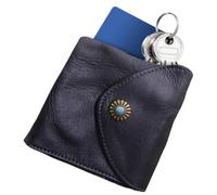 Uonguon Trifold Wallet for Men, Pu Leather Coin Wallet, Men's Money Purse, Trifold Change Wallet, Leather Wallet with Coin Pocket, Compact Men's Wallet, Card Slots Wallet for Men