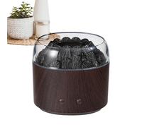 Uonguon Volcano Diffuser, Portable Flame Cool Mist Humidifier, 160ml Silent Aromatherapy Device with Warm Ambient Lighting, Compact Oil Vaporizer, Ideal for Room, Desk, Indoor, Car, Home, Bathroom