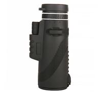 Uonlytech 1 Pc telescopio ad alta definizione - Telescopio monocolo con treppiede artigianale per il birdwatching a tubo singolo Black