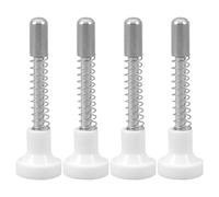 Uonlytech 1 Set Accessori Per Lettino Accessori Per Mobili Chiusura A Molla Per Culla Dello Stantuffo Dello Schermo Della Finestra Accessori Letto Bianca Ferro Da Stiro 4 Pz