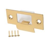 Uonlytech 1 Set Chiusura con Fibbia ad ardiglione Piatto sciopero Bocchetta Porta Universale Colpo di Chiusura di Sicurezza chiavistello coperture delle Porte lastre di Metallo d'oro