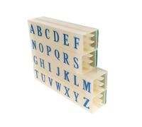 Uonlytech 1 set di timbri con lettere in argilla polimerica - Timbro fai da te con alfabeto per bambini 26 timbri in argilla con lettere minuscole e simboli Strumenti per la lavorazione della ceramica