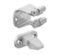 Uonlytech 1 Set Fissaggio della Porta aspirazione della Porta fermaporta Marino Porta della Barca Fermo del Cuneo della Porta Simpatici fermaporta Acciaio Inossidabile Silver
