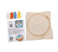 Uonlytech 1 Set Kit Ricamo Punch Needle con Materiale Progetto DIY per Creazioni Decorative Facile da Usare e Sicuro