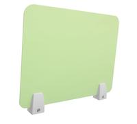 Uonlytech 1 Set Parafanghi per Guardia Pannello separatore da scrivania Partizioni aule Bordo di Protezione starnuti autoportante Pannello di Protezione starnuti PVC Green