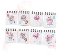 Uonlytech 1 Set Taccuini Spirale Cartoon Note Pratici E Portatili Per Ufficio E Scuola Carta Memorandum Casual Per Studenti E Professionisti 8 Pezzi