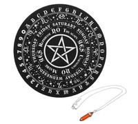 Uonlytech 1 Set Tavola Gomma con Decorazione per Casa e Ufficio per Giochi Divinatori e Spirituale