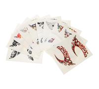 Uonlytech 10 Paia Adesivi Eyeliner Autoadesivi per Trucco Occhi, Tatuaggi Temporanei Halloween e Cosplay, Adesivi Ombretto per Ingrandire lo Sguardo Uso Quotidiano e Feste Stile Casuale