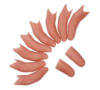 Uonlytech 10 pezzi Dita Finte in Vinile Copri Dito Falso per Trucchi Magici e Prank Dita Finte Resistenti per Spettacoli Teatrali Halloween e Cosplay Accessori Illusioni