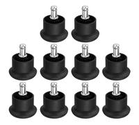 Uonlytech 10 Pezzi Fermasedia a Rotelle Spina Antiscivolo in Materiale Resistente, Protezioni per Piedi Sedie e Sgabelli per Pavimenti in Legno Silenziosi senza Graffi, Accessori per Sedie