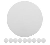 Uonlytech 10 Pezzi Fibra Ceramica Tondi Spessore Carta Isolante Termica Resistente Alte Temperature per Forno Microonde e Vetrofusione Guarnizione Termoisolante per Bricolage Ceramica