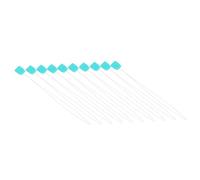 Uonlytech 10 Pezzi Long Needle Threading Tool Plastic Handle Yarn Threaders for Embroidery Floss Punch Needle Cross Stitch DIY Sewing Aid Steel Wire