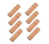 Uonlytech 10 Pezzi Peg People in Legno Naturale da Colorare e Decorare Giocattoli in Legno Non Verniciati per Sviluppo Sensoriale e Creatività Figure Artigianali per Educazione Precoce e
