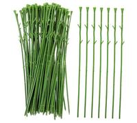 Uonlytech 100 Pezzi Artificiali Verdi Realistici per Decorazioni Fatti Mano per Matrimoni Feste e Decorazioni Domestiche Materiale DIY per Bouquet e Saponi