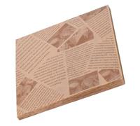 Uonlytech 100 pezzi Carta Oleata Alimentare Fogli Resistenti al Grasso per Avvolgere Hamburger e Snack Carta Paglia Antigrasso per Catering e