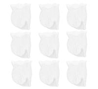 Uonlytech 100 Pezzi Sacchetto a Rete, Grande, in Nailon Bianco, Leggero | Riutilizzabile e Pratico, Multiuso per Anguria e Granchi, Soluzione Portatile per Stoccaggio e Trasporto