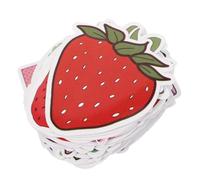 Uonlytech 100pezzi Adesivi Fragola Carini per Ragazza Stickers Decorativi per Laptop Bottiglie Quaderni e Telefono Adesivi Premiali per Insegnanti e Genitori per Crafting
