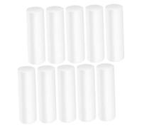 Uonlytech 10pezzi Cilindro di Schiuma Bianco Aste di Polistirolo Espanso per Modellare Cilindri di Schiuma per Dipingere e Decorare Progetti Fai da Te