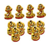 Uonlytech 10pezzi Ciondolo Serpente Zodiacale Ornamento Pendente Con Perline Simbolo Oro Charm Per Creazione Gioielli Bracciale Collana Fai Da Te