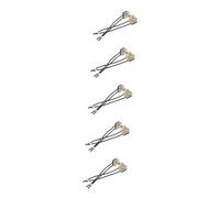 Uonlytech 10pezzi Interruttore Rotante Per Lampade Da Scrivania Da Facile Installazione Commutatore Dual-wire Accessorio Versatile Materiale Resistente