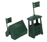 Uonlytech 10Set Tende Post Militari per Modelli da Realistici per Scenari e Decorazioni Miniature Kit da Costruzione per e Attività Creative