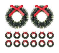 Uonlytech 12 per Case delle Bambole Decorazioni per Porte e Finestre Accessori Festivi Riutilizzabili per Scenari di Gioco e Modellismo