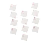 Uonlytech 12 Pezzi Blocchetti Adesivi per Note Foglietti Pratici Colorati per Ufficio e Scuola per Programmi e Adesivi Auto Aderenti Design Portatile e Comodo Colore Casuale