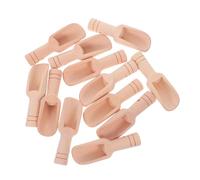 Uonlytech 12 pezzi Mini Cucchiai in Legno Naturali per Spezie Zucchero Caffè Tè e Latte in Polvere Antistatici senza Odori Manico Confortevole Versatili per Cucina e Te