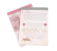 Uonlytech 120fogli Carta Scrapbooking Retro Carte Decorative Forniture Diario Fai da Te Materiale Album Carte Personalizzate Decorazioni Sfondi Materiale Poesie Lettere Mappa Documenti Buste