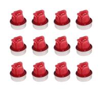 Uonlytech 12pezzi Candele Senza Fiamma Forma Di Rosa Rosse Profumate Per Aromaterapia Decorative Per Feste Matrimoni Giardino Durevoli e Sicure