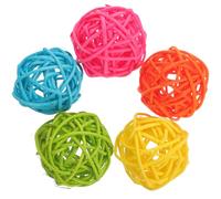 Uonlytech 15 Palline Decorative in Rattan Essiccato per Aromaterapia Riempitivi per Vasi e Centrotavola Set 15 Pezzi Multicolore per Decorazioni Casa e Aromi Ambientali