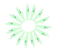 Uonlytech 15 Pezzi infila ago Mini Threading di ago perni Filo per Macchina da Cucire infilatrici per Cucire Micro Macchina da Ricamo Kit da Cucito da Viaggio Addominali Green