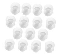 Uonlytech 15 Pezzi Stampi in Silicone Forma Teschio per Resina Flessibili e Resistenti per Creazione Gioielli Te Ciondoli e Decorazioni Halloween