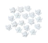 Uonlytech 18 Ciondoli Angelo in Miniatura in Resina Retro Piatto, Accessori Leggeri Per Creazioni Artigianali e Decorazioni Fai Da Te Per Ogni Occasione