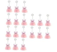 Uonlytech 18 pollici Clip Segnaposto per Tavolo Rosa Portanome per Abbigliamento per Allestimenti Feste e Decorazioni Shower
