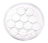 Uonlytech 1pezzi Contenitore per Uova Trasparente per Frigorifero Coperchio di Design Facile da Aprire una Mano Materiale Robusto per Conservare le Uova in Modo Sicuro e Ordinato