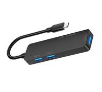 Uonlytech 1pezzi Hub USB Tipo C Portatile Adattatore Hub Multifunzione Dati Espansione Connessione Supporta Schede Lettura Trasferimento Elettronica Notebook Computer Tv Proiettore